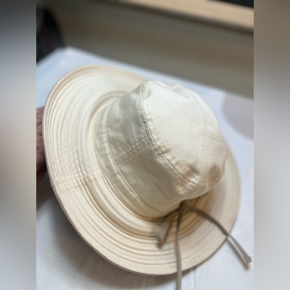 Scala Beige Cotton Sun Hat